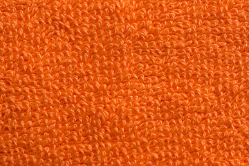 Image showing close up of bath towel terrycloth background