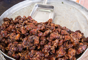 Image showing Dried dates at a market