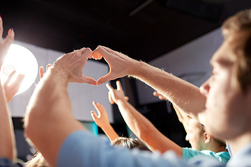 Image showing group of people at concert in club