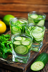 Image showing cucumber drink