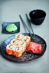 Image showing sushi