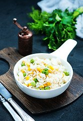 Image showing rice with vegetables