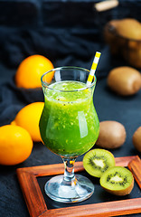 Image showing kiwi smoothie