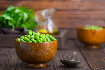 Image showing green peas