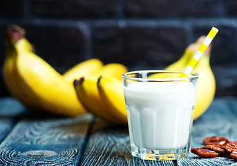 Image showing banana yogurt