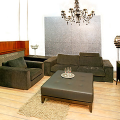 Image showing Contemporary sitting area