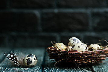 Image showing quail eggs