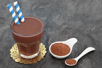 Image showing Chocolate Whey Protein Powder Drink 