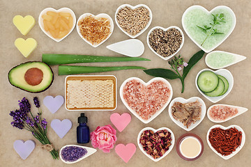 Image showing Skin Care and Body Care Ingredient Selection