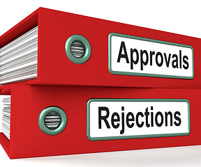 Image showing Approvals Rejections Files Showing Accept Or Decline Reports