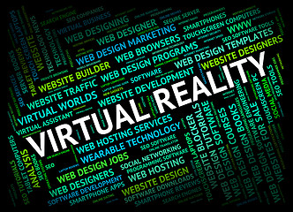 Image showing Virtual Reality Shows Out Sourcing And Contract