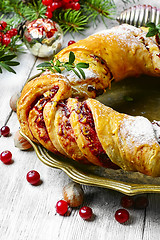 Image showing Christmas cookies and decor