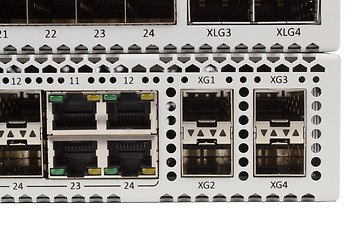 Image showing Gigabit Ethernet switch with SFP slot