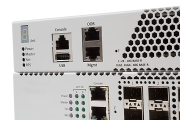 Image showing Gigabit Ethernet switch with SFP slot