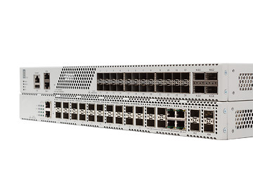 Image showing Gigabit Ethernet switch with SFP slot