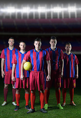 Image showing soccer players team