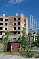 Image showing Lost city. Near Chernobyl area. Modern ruins. Ukraine