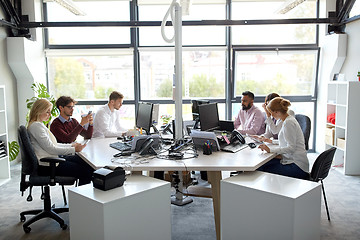 Image showing business team with computers working at office