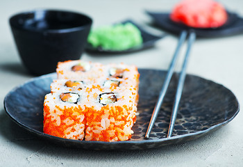 Image showing sushi