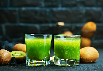 Image showing kiwi smoothie