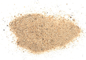 Image showing sand on white