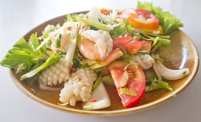 Image showing noodle glass salad