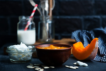 Image showing pumpkin porridge