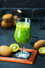 Image showing kiwi smoothie