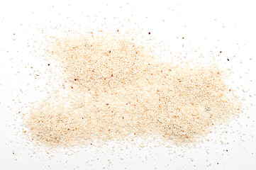 Image showing sand on white