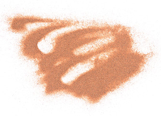 Image showing pile of red sand