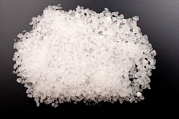 Image showing salt on black