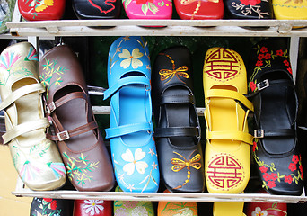 Image showing Handmade Vietnamese shoes