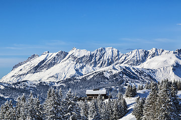 Image showing Chalet in Winter