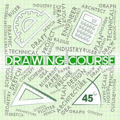 Image showing Drawing Course Shows Sketch Syllabus And Schedules
