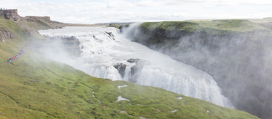 Image showing Gullfoss waterfall - Iceland