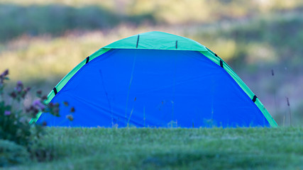 Image showing Small blue tent