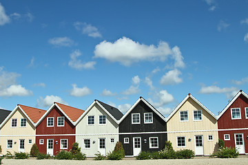 Image showing Houses in a village in Denmark