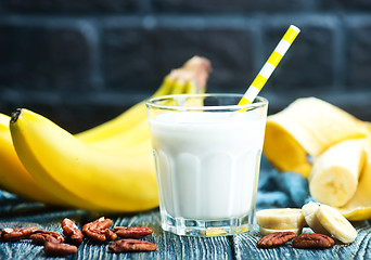 Image showing banana yogurt