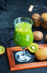 Image showing kiwi smoothie