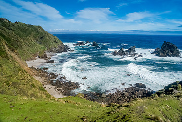 Image showing Waves of sea