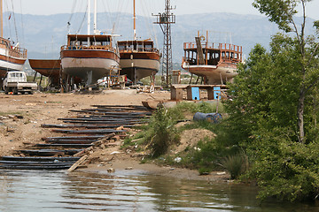 Image showing Shipyard in Turkey