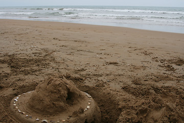 Image showing Sand castle