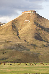 Image showing D for Dayville Grants County Route 26 Flat Top Ridge Oregon