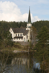 Image showing Skotfoss church, Norway