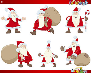 Image showing santa claus christmas set