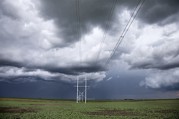 Image showing Storm Clouds Saskatchewan