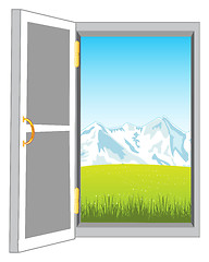 Image showing Door in nature