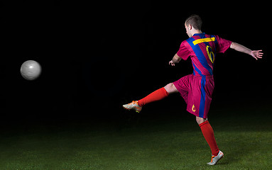 Image showing soccer player