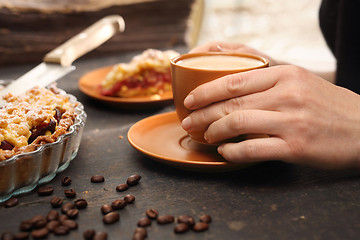 Image showing Coffee and cake.