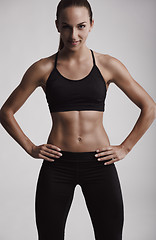 Image showing Fitness woman